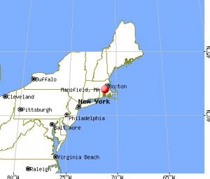 Mansfield Massachusetts Map