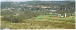A panoramic view of the town of Mansfield, Pennsylvania (2006)